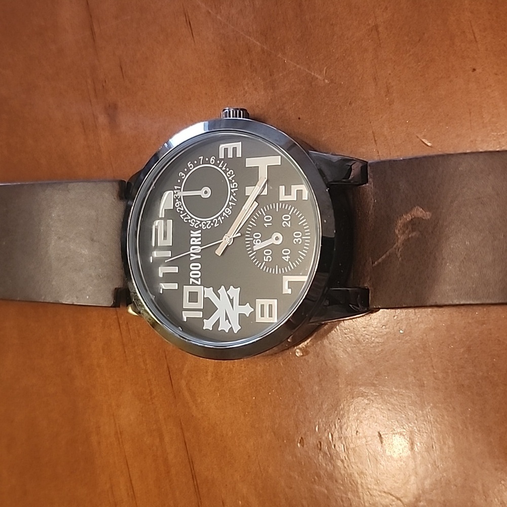 Zoo York Charcoal and Black Timepiece